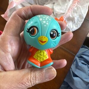 Zoobles 2011 Spin Master Teal Bird Transforming Ball Toy A33